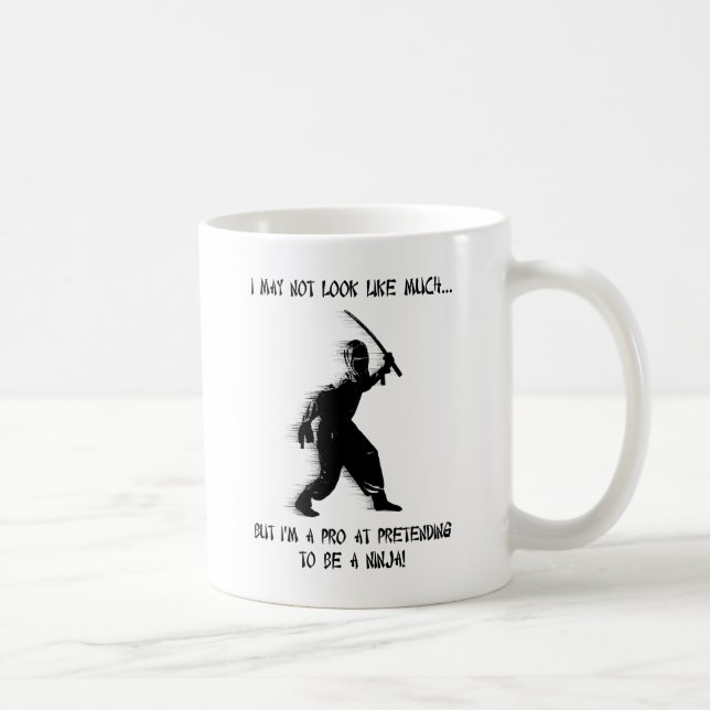 De Café Taza Divertida Humor Falsa Profesión Ninja (Derecha)