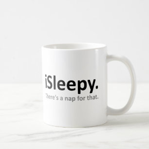 De Café taza divertida iSleepy