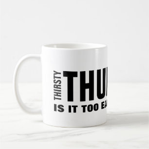 De Café Taza Divertida Jueves Sediento