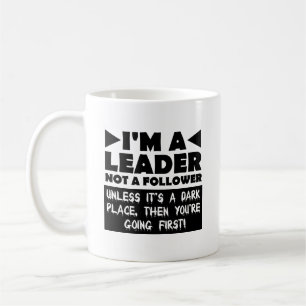 De Café Taza Divertida Líder a Menos Que Sea Oscuro