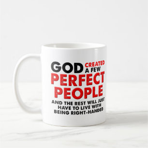De Café Taza Divertida Mano Izquierda Perfecta