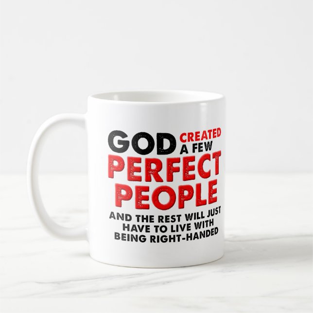De Café Taza Divertida Mano Izquierda Perfecta (Izquierda)