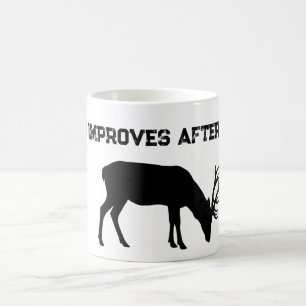 De Café Taza divertida "Mi puntería mejora después del caf
