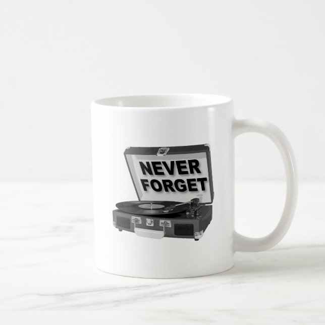 De Café Taza Divertida Never Forget Records (Derecha)