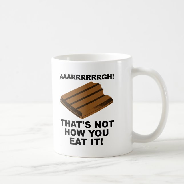 De Café Taza Divertida No Cómo Se Come (Derecha)