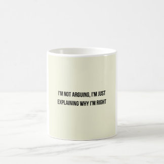 De Café Taza divertida 'No estoy discutiendo', regalo sarc