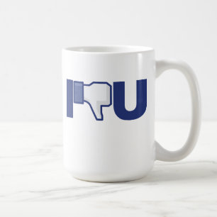 De Café Taza Divertida No Me Gustan Los Pulgares Hacia Aba