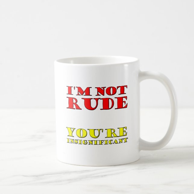 De Café Taza Divertida No Soy Grosero (Derecha)