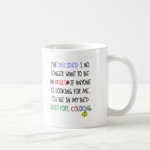 De Café Taza Divertida No Soy un Adulto