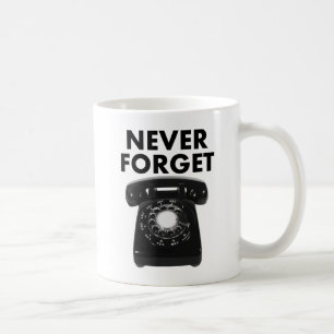 De Café Taza Divertida Nunca Olvides Teléfono Rotatorio