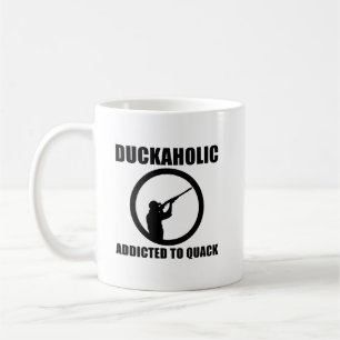 De Café Taza divertida para cazadores Duckaholic