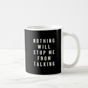 De Café Taza divertida para charlar sin parar