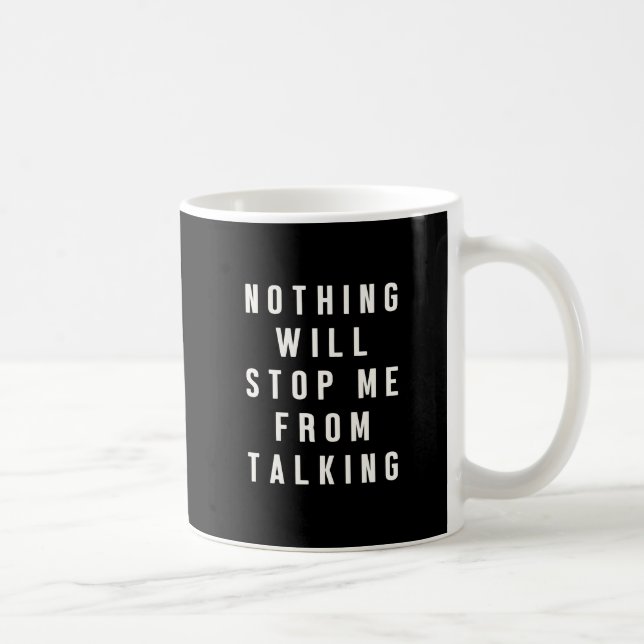 De Café Taza divertida para charlar sin parar (Derecha)