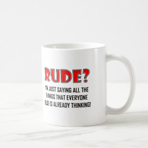 De Café Taza Divertida para Decir Cosas Groseras