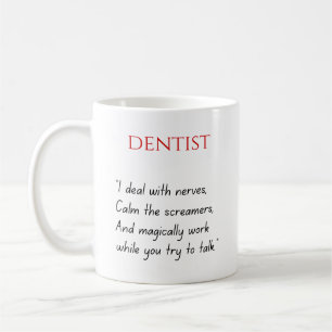 De Café Taza divertida para dentista