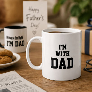 De Café Taza divertida para el Día del Padre con el papá 