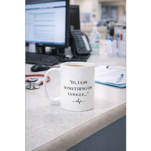 De Café Taza divertida para enfermeras “Lo vi en Google” c