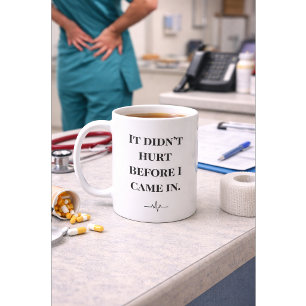 De Café Taza divertida para enfermeras “No dolía antes” co