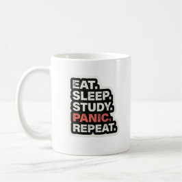 De Café Taza divertida para estudiantes 'Comer Dormir Estu