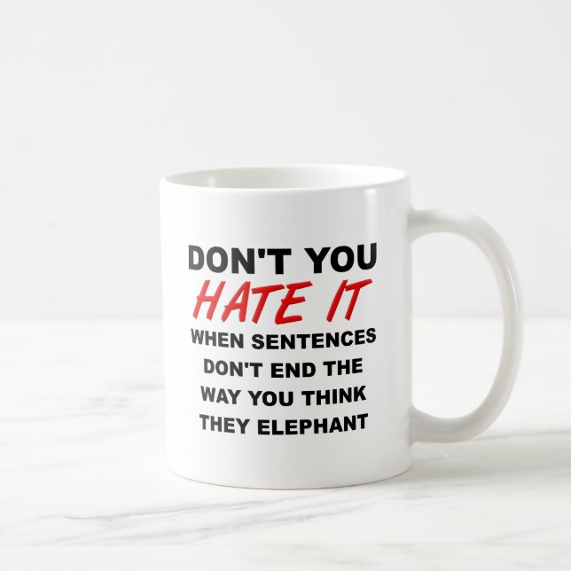 De Café Taza Divertida para Frases Finales (Derecha)
