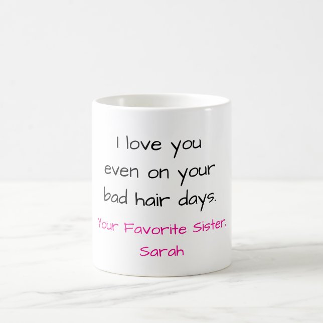 De Café Taza divertida para hermana (Centro)