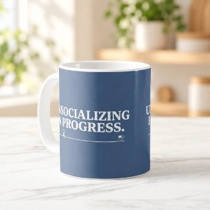 De Café Taza divertida para introvertidos 'Desocializando 