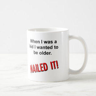 De Café Taza divertida para mayores Clavado
