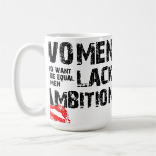 De Café Taza divertida para mujeres mejor que igual