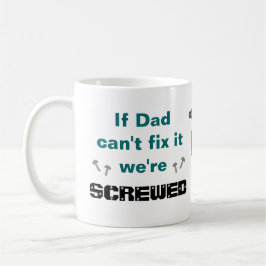 De Café Taza divertida para papá Sr. Arreglalotodo