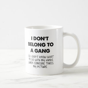 De Café Taza Divertida para Tomar Fotos sin Pandillas
