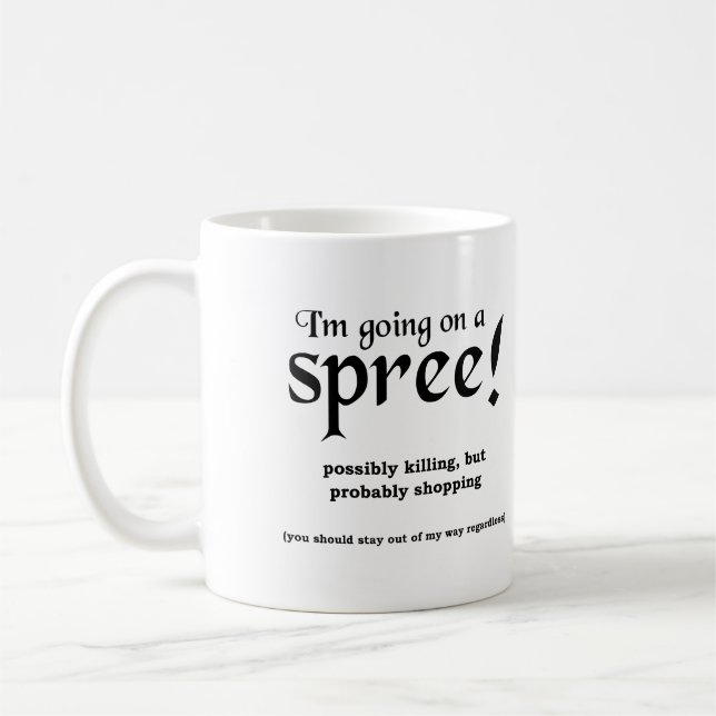 De Café Taza Divertida para una Juerga (Izquierda)