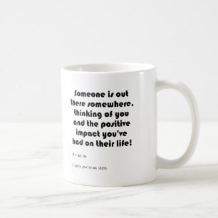 De Café Taza Divertida Pensando en Ti