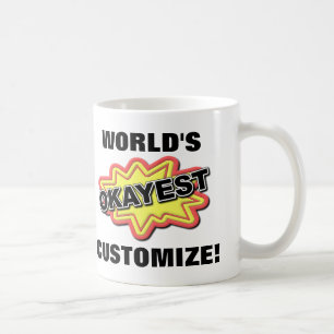 De Café Taza divertida personalizable del más o menos del