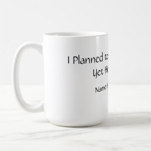 De Café Taza Divertida Planificada Productiva