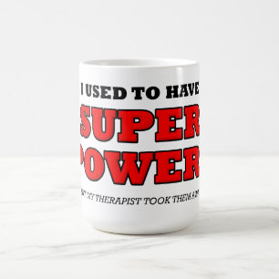 De Café Taza Divertida Poder Súper Terapeuta
