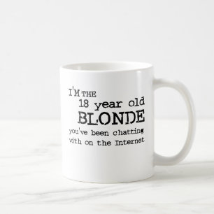 De Café Taza Divertida Rubio Internet Humor