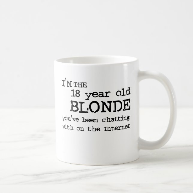 De Café Taza Divertida Rubio Internet Humor (Derecha)