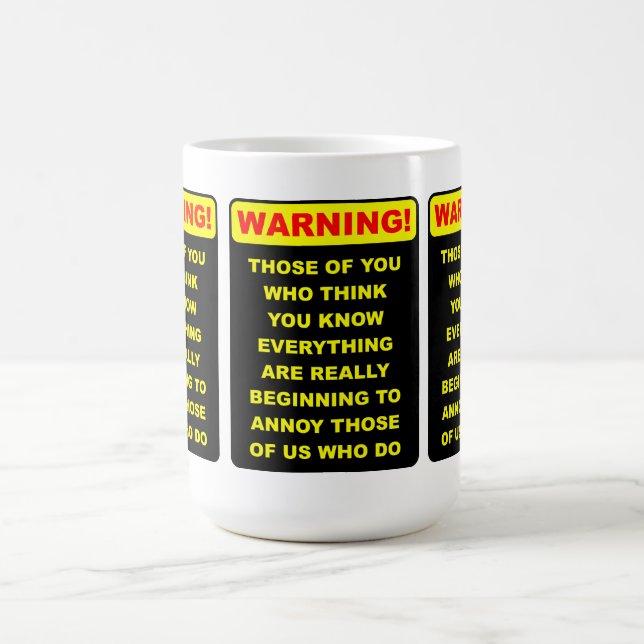 De Café Taza Divertida Sabelotodo Molesto (Centro)