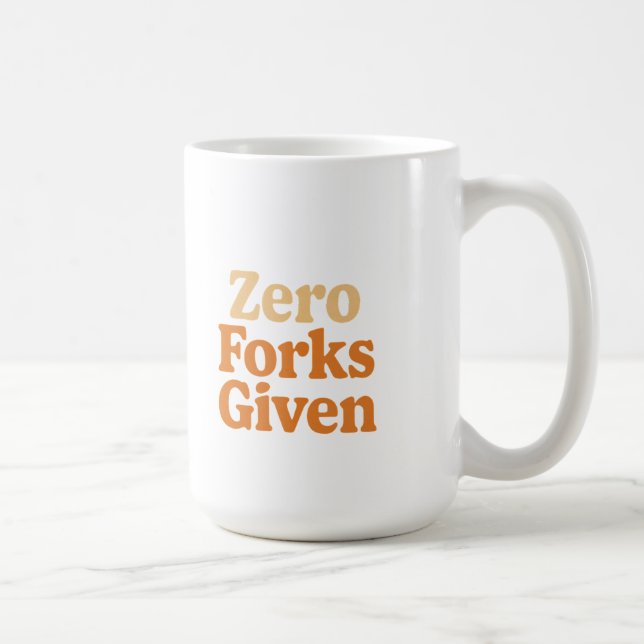 De Café Taza Divertida Sin Tenedores Dados (Derecha)