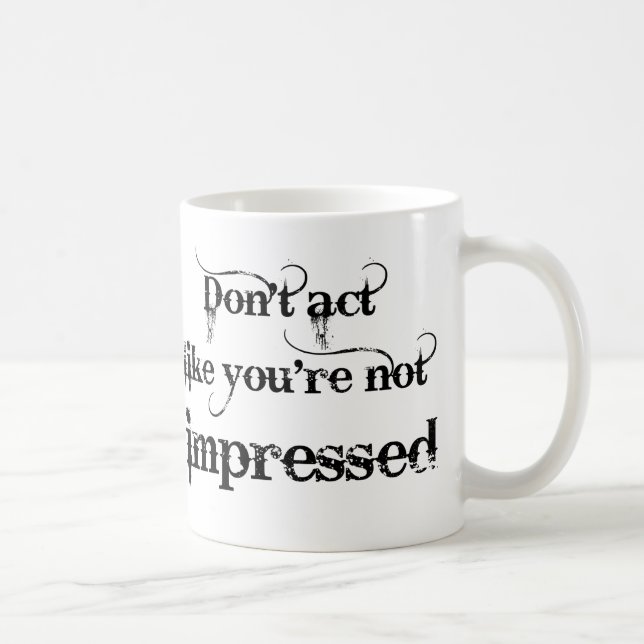 De Café Taza Divertida Te Impresiona (Derecha)