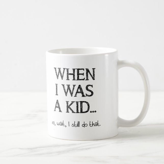 De Café Taza Divertida Todavía un Niño (Derecha)