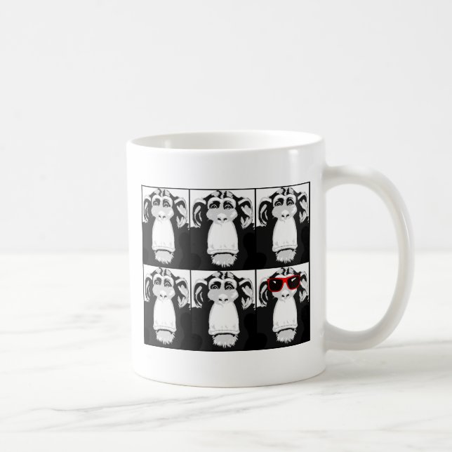 De Café Taza Divertida Un Mono Genial (Derecha)