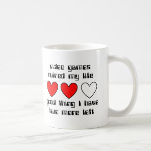 De Café Taza Divertida Vidas Restantes Humor