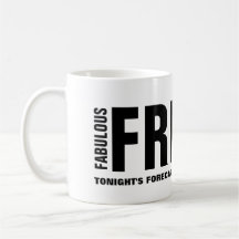 Taza Divertida Viernes Fabuloso