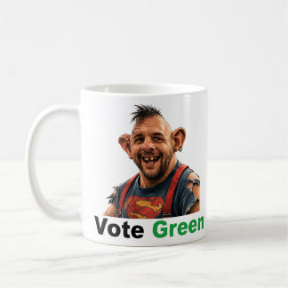 De Café Taza Divertida Vota Verde Zack Polanski Parodia Po