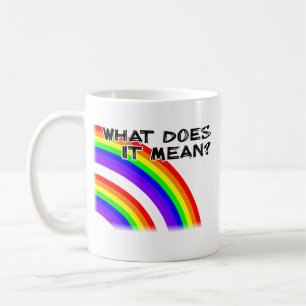 De Café Taza doble del vídeo del arco iris