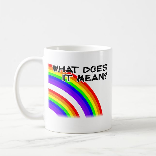 De Café Taza doble del vídeo del arco iris (Izquierda)