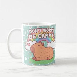 De Café Taza Don't Worry Be Cappy Capibara Carpincho