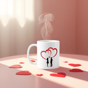 De Café Taza Dos en Amor