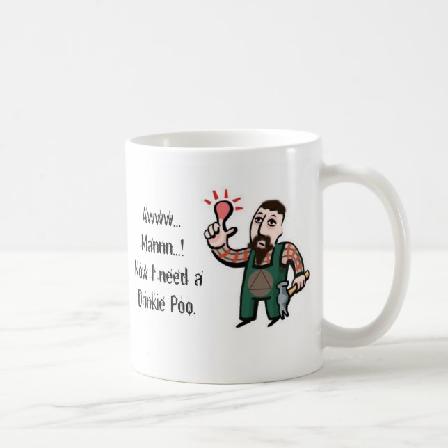 De Café Taza "Drinkie Poo " del chillido T Doo (Derecha)